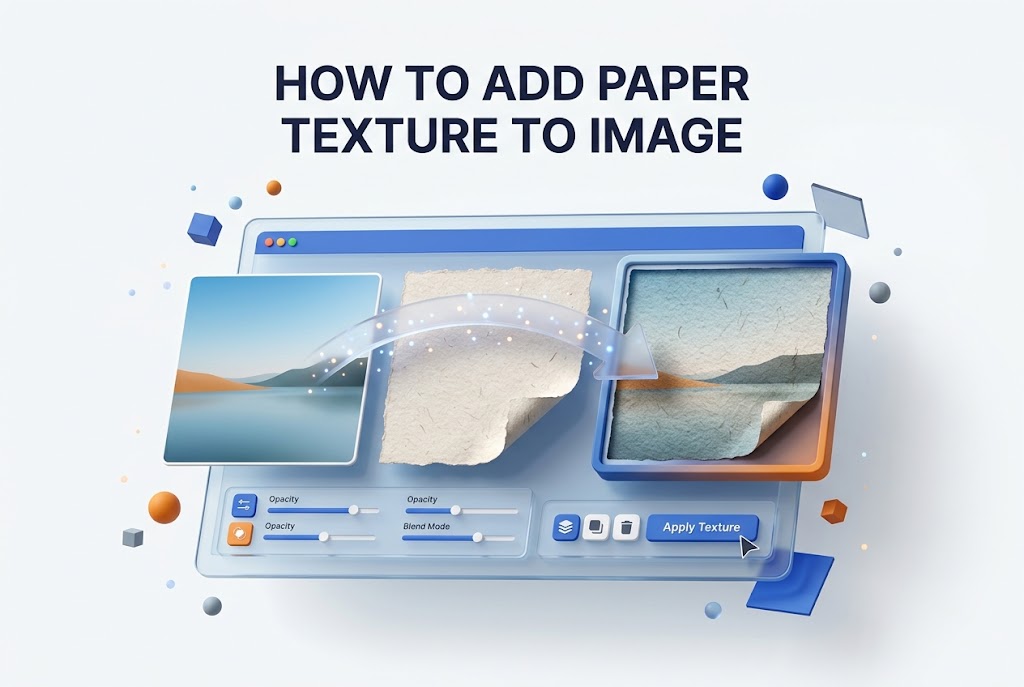 how to add paper texture to image